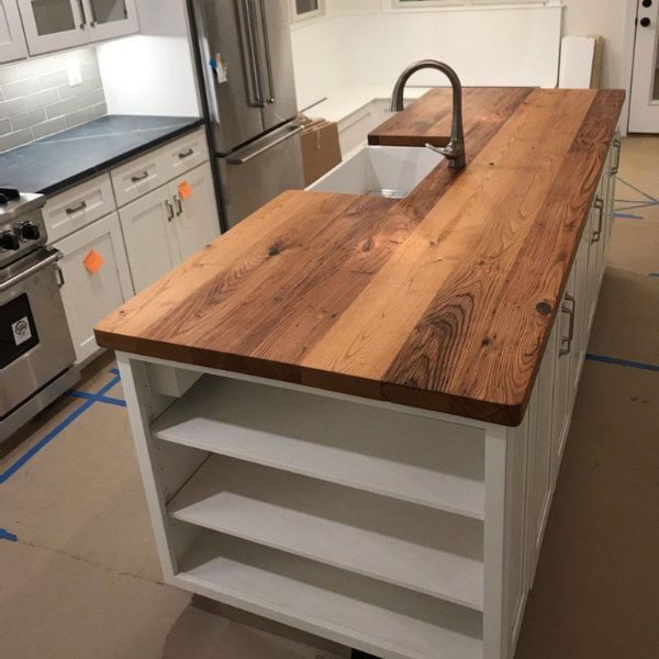 Hardwood Kitchen Counter